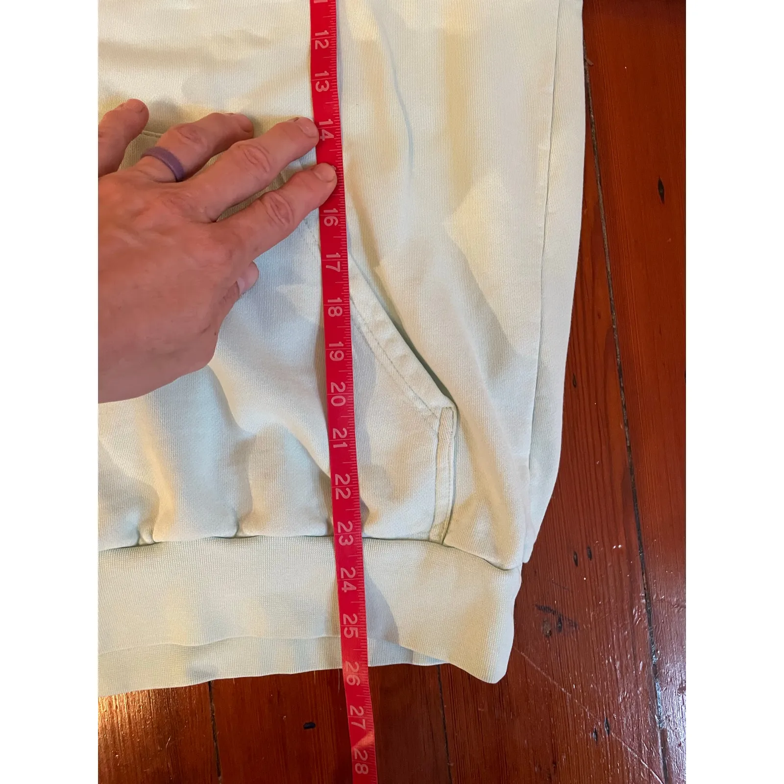 Talentless Mint Green Hoodie Small Unisex Pullover Minimalist Streetwear - Image 8