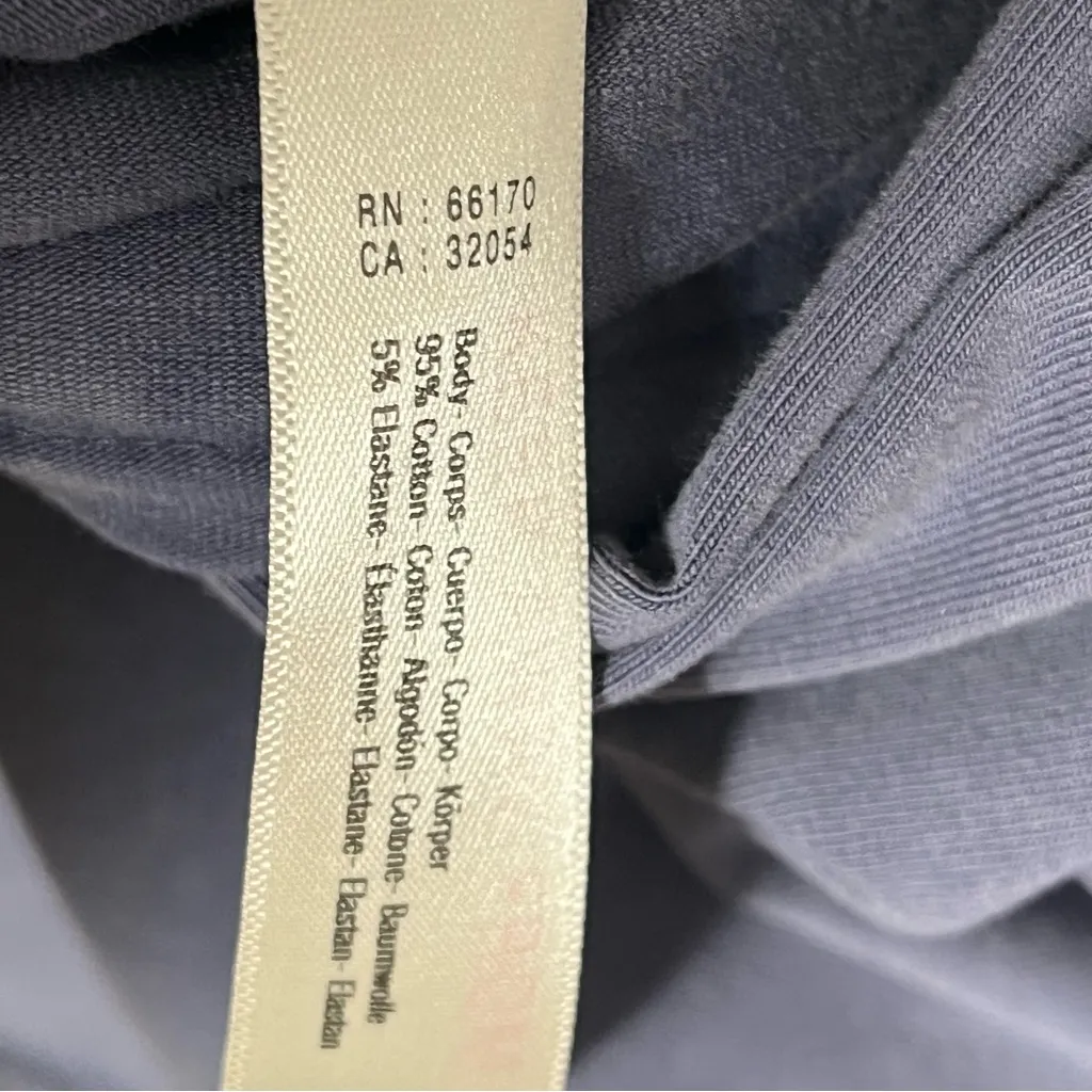 Free People Movement Hot Shot Tee Romper Sz L Indigo Blue - Image 13