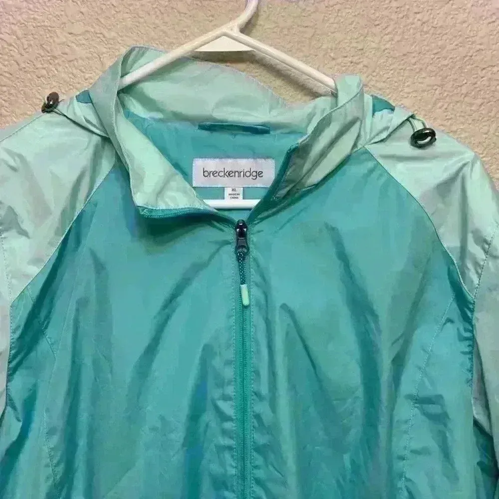 Brekenridge teal/aqua lightweight winter jacket Size XL snowboarding skiing - Image 3