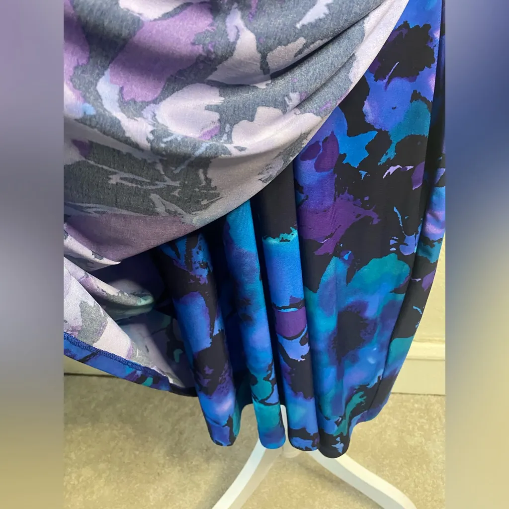 LAUREN RALPH LAUREN‎ floral rouched waist faux wrap dress - Image 5