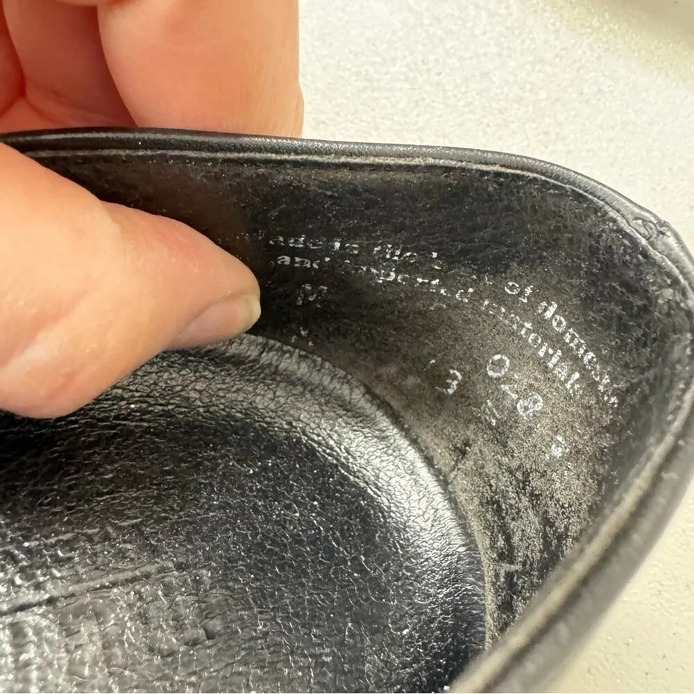 Munro Black Leather & Fabric Upper Slip On Comfort Shoes Womens 8 Stretch - Image 8