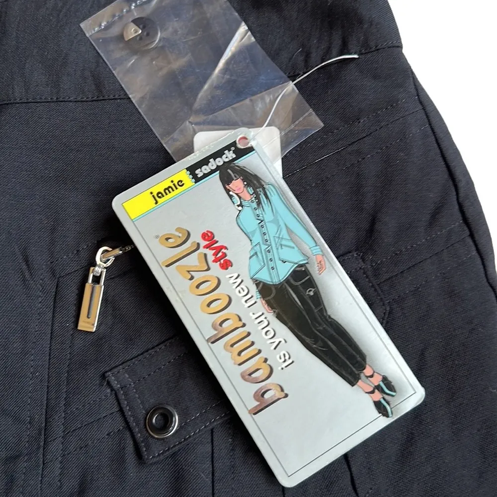 Jamie Sadock Bamboozle Jet Black Golf Skort Size 4 New - Image 7