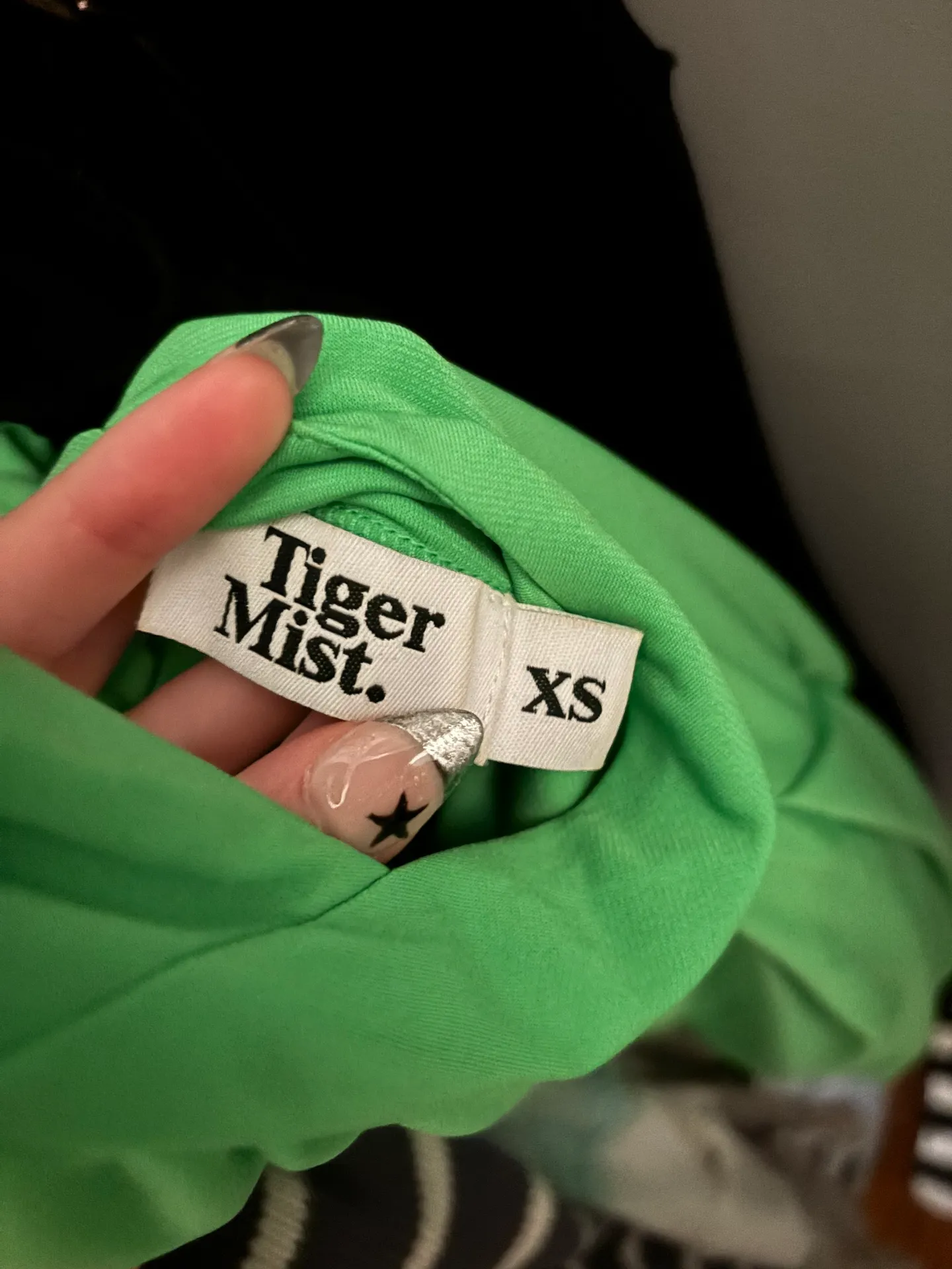 Green  Mini Dress - Image 4