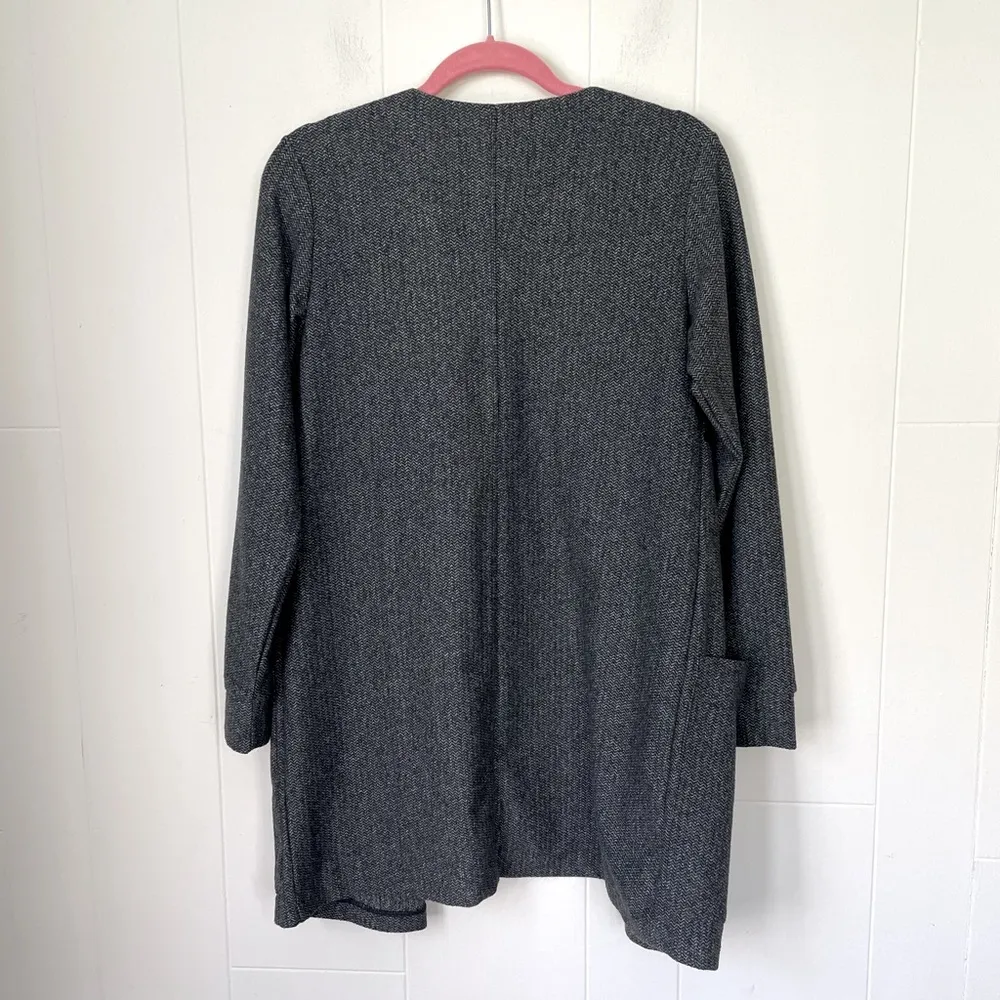 Senita Athletics Black Premium Cardigan ~ Open Front, Pockets ~ Size XS - Image 2