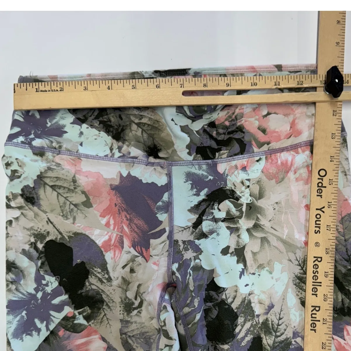 Fabletics Leggings‎ Womens Small Pink Secret Garden Floral Define PowerHold - Image 6