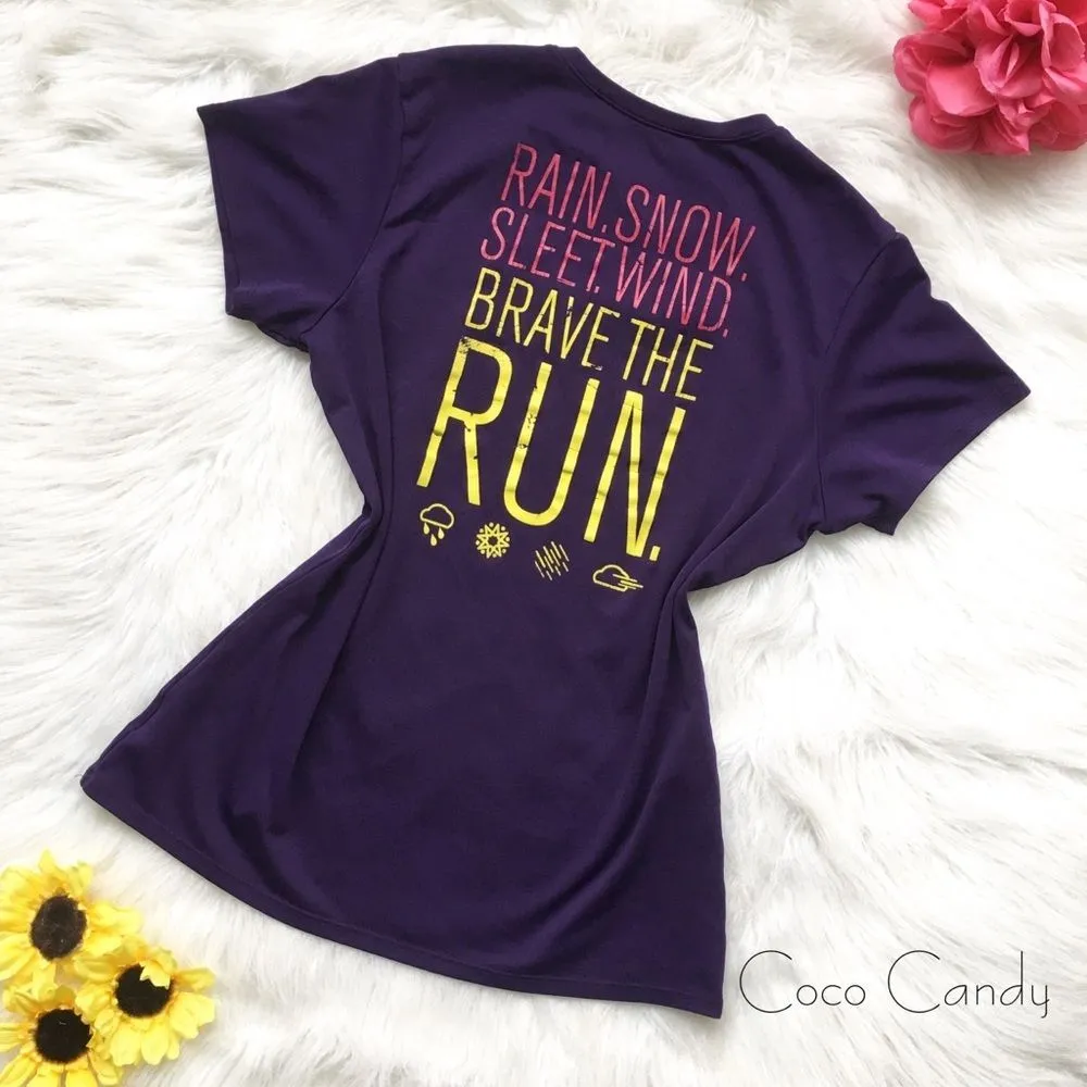 🔃Under Armour Heat Gear Purple Short Sleeve Shirt - Image 3