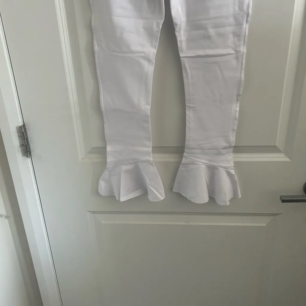 FP Movement by Free People White Flared Leggings Size M - Image 8