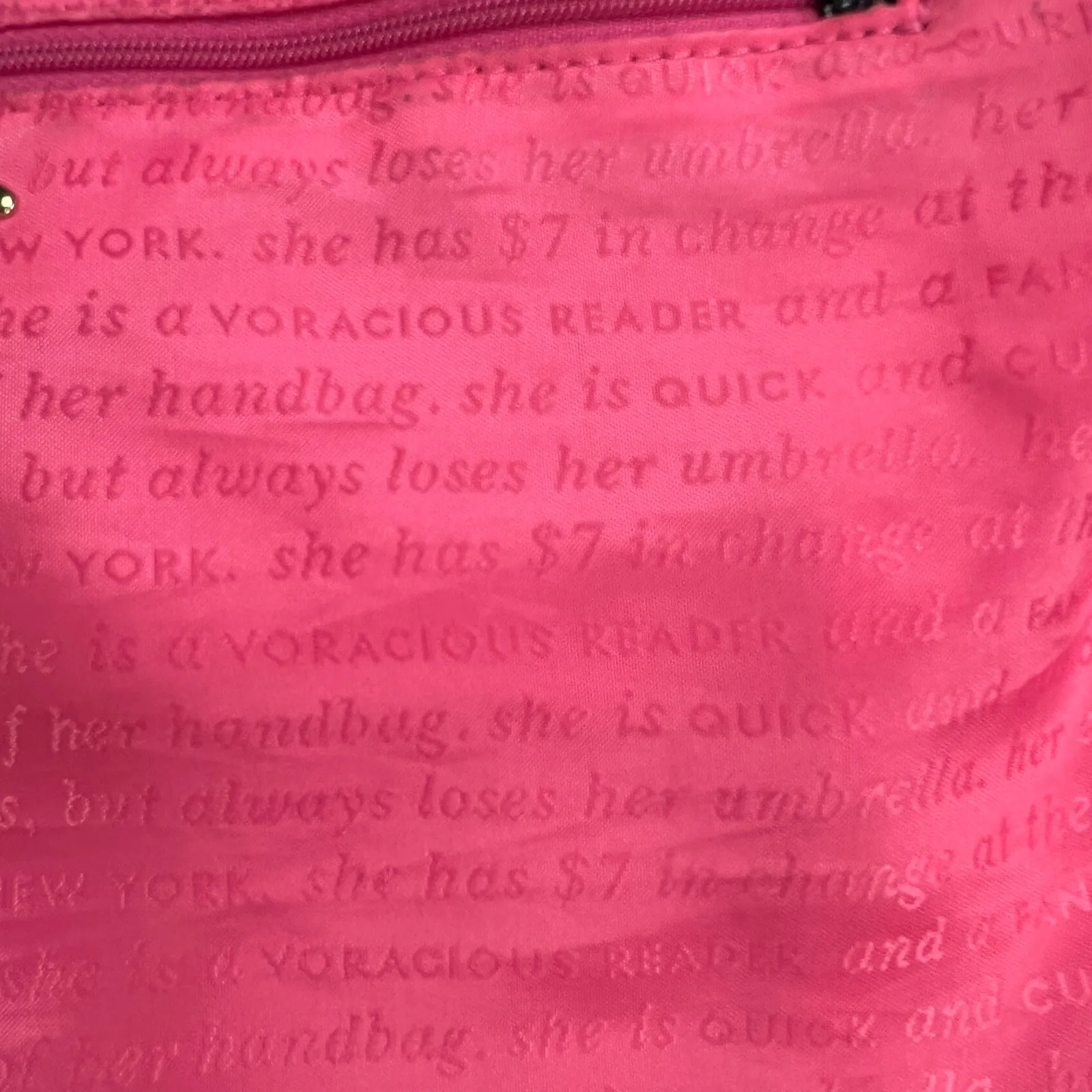 Kate Spade Deborah Dot Nylon Tote Satchel Handbag Black Cream Polka Dot - Image 10