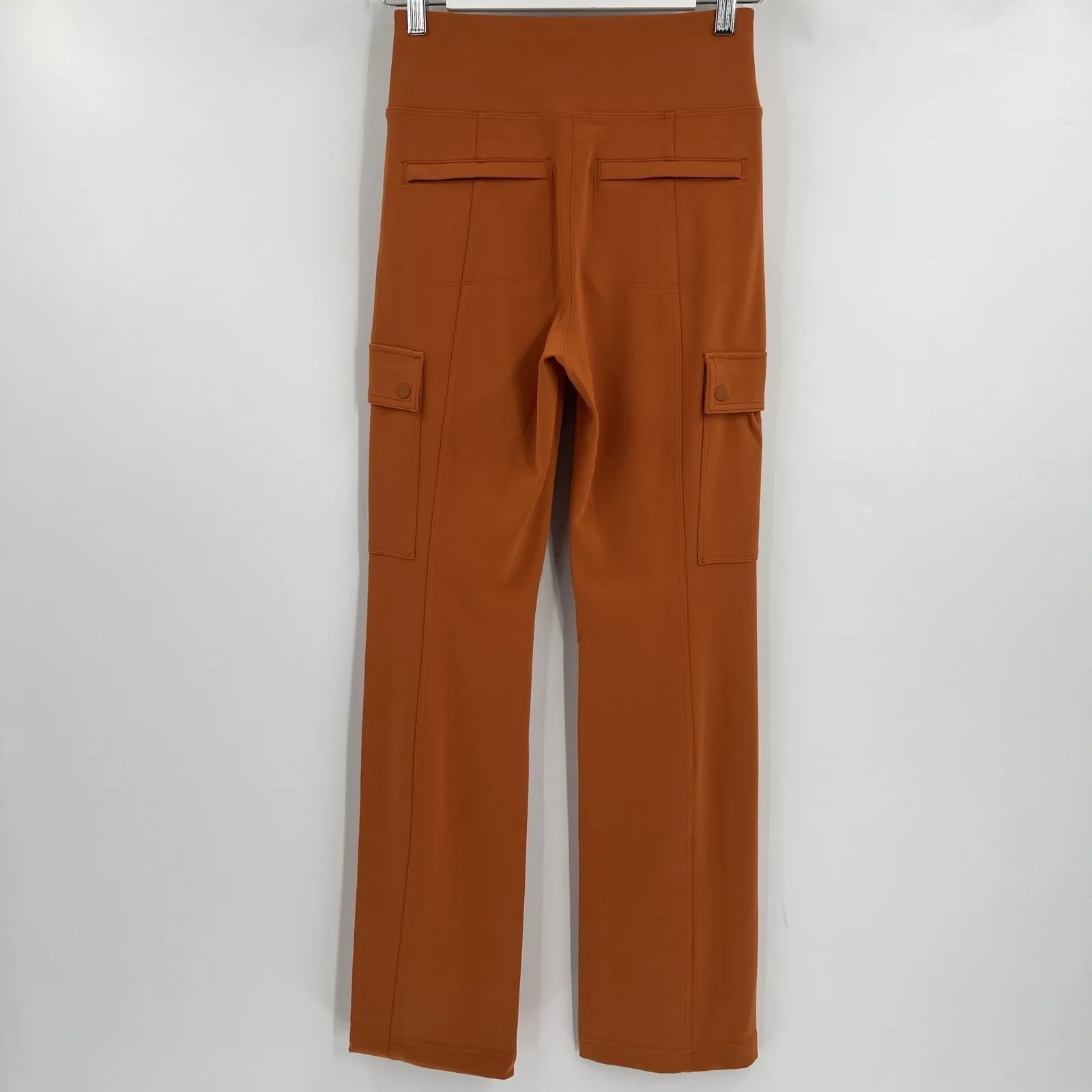 Athleta Delancey Straight Cargo Pants Foliage Orange 882625 Women's Size XS‎ - Image 6