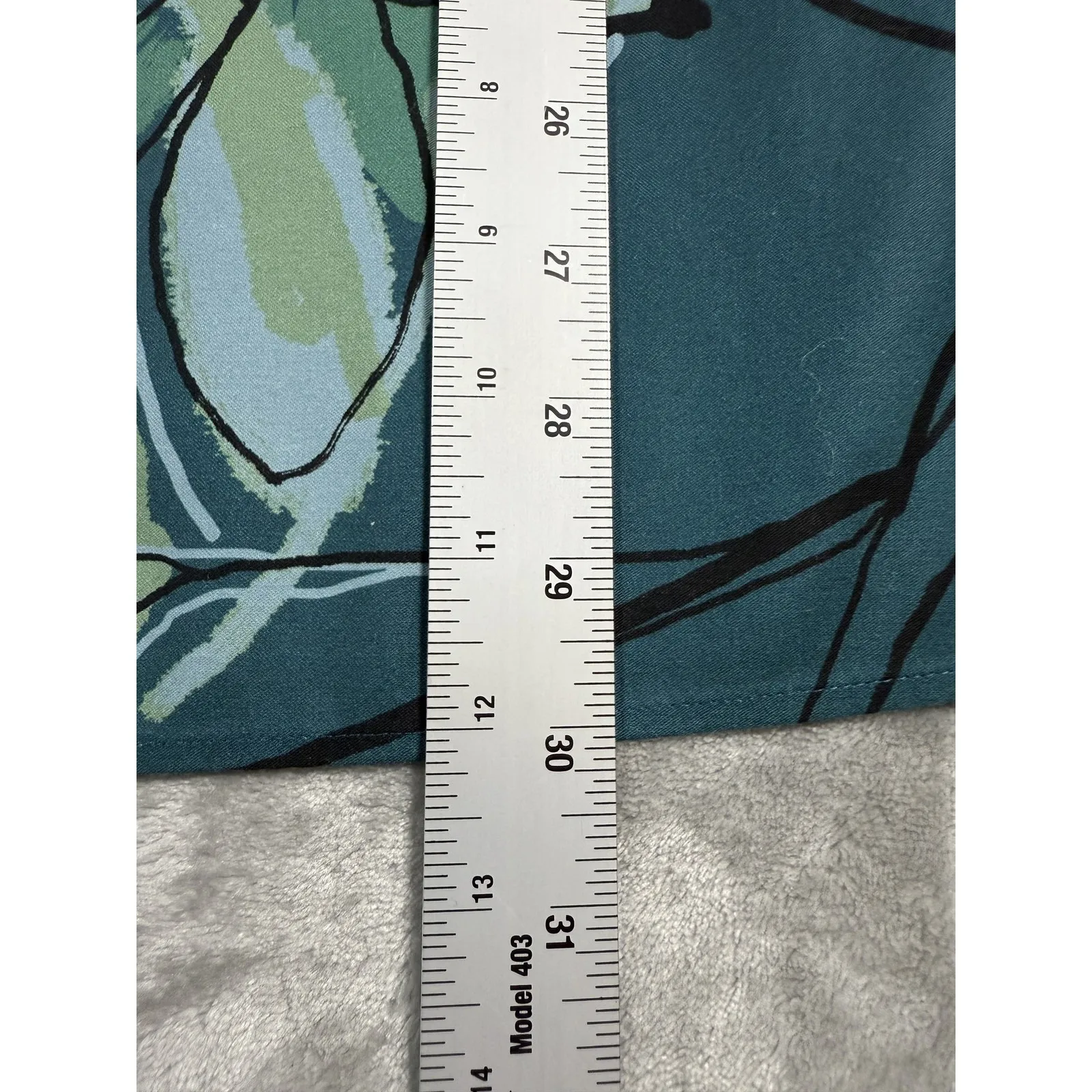 Chicos Tunic Top Womens Medium No Iron Stretch Floral Print‎ Long Sleeve Shirt 8 - Image 9