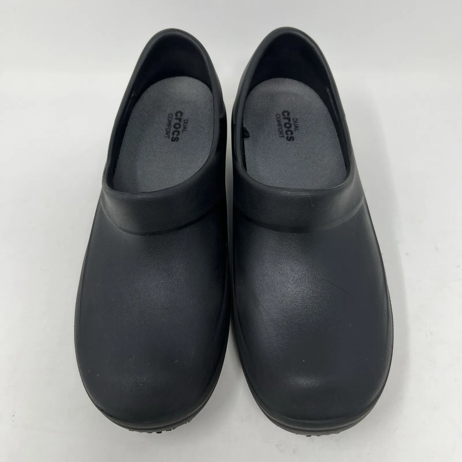 Crocs Neria Pro II Women's Size 8 Rubber Slip On Nursing Work Shoes Clogs Black - Image 4