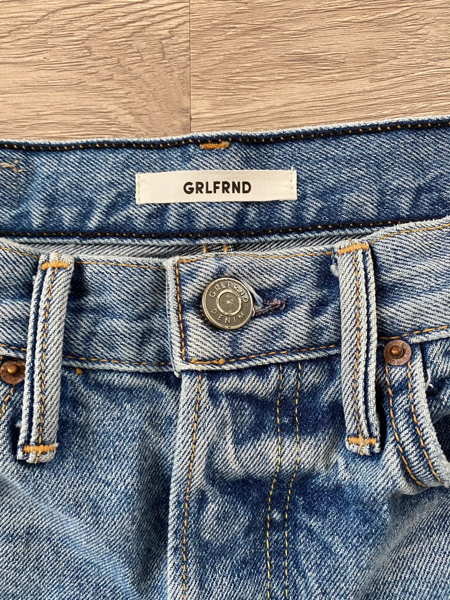 GRLFRND Karolina High Rise Waisted Distressed Hey Jude Skinny Jeans  - Image 7