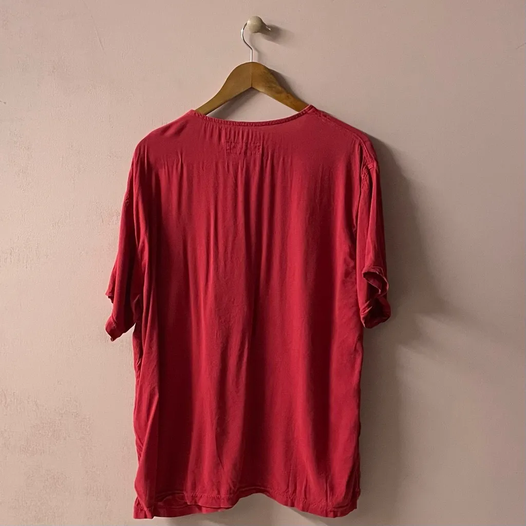 Vintage Lauren K. Sport USA Classic Red Shirt EUC Size L - Image 4