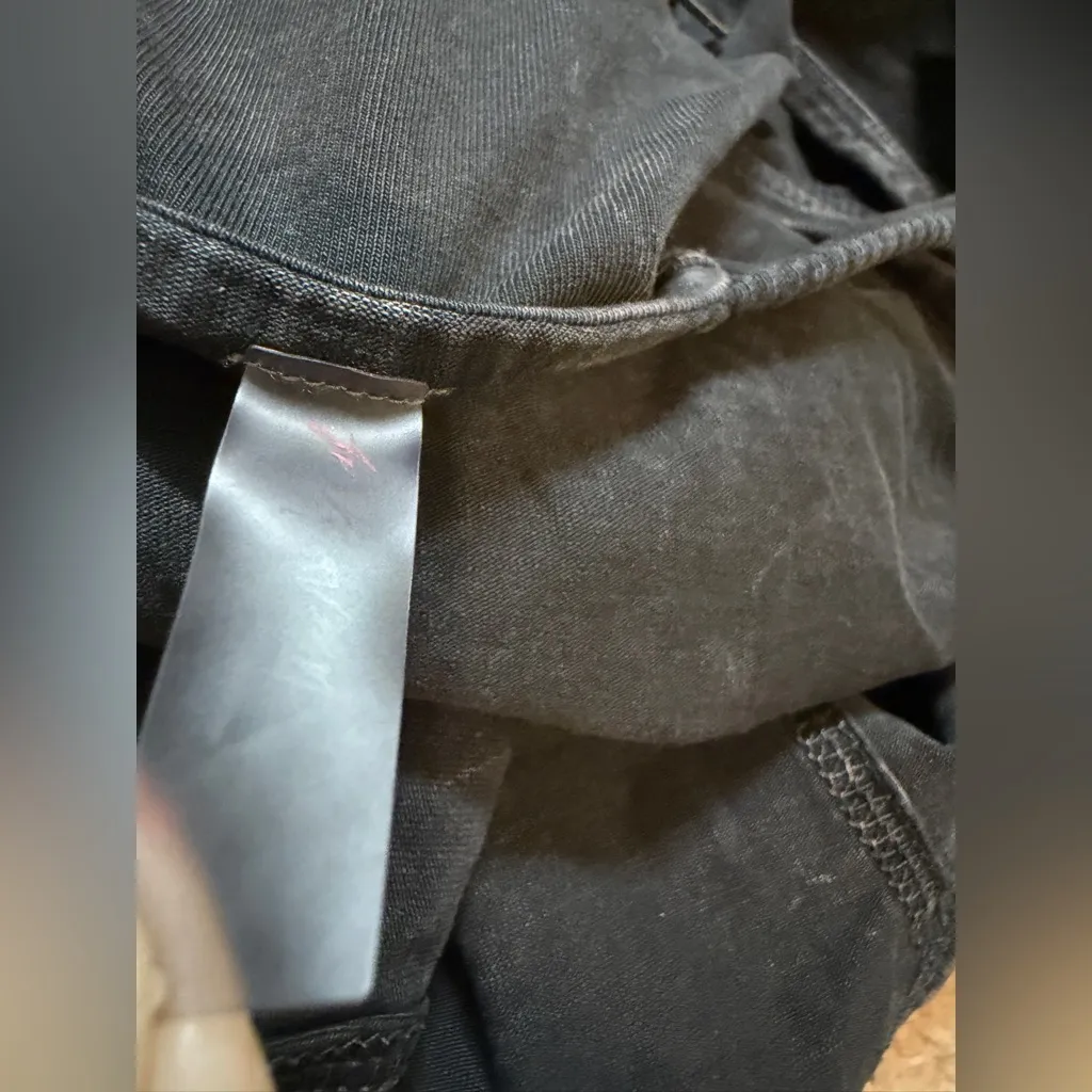 Free People Movement Hot Shot Tank Top Mini Dress Romper Mineral Black L / XL Size L - Image 6