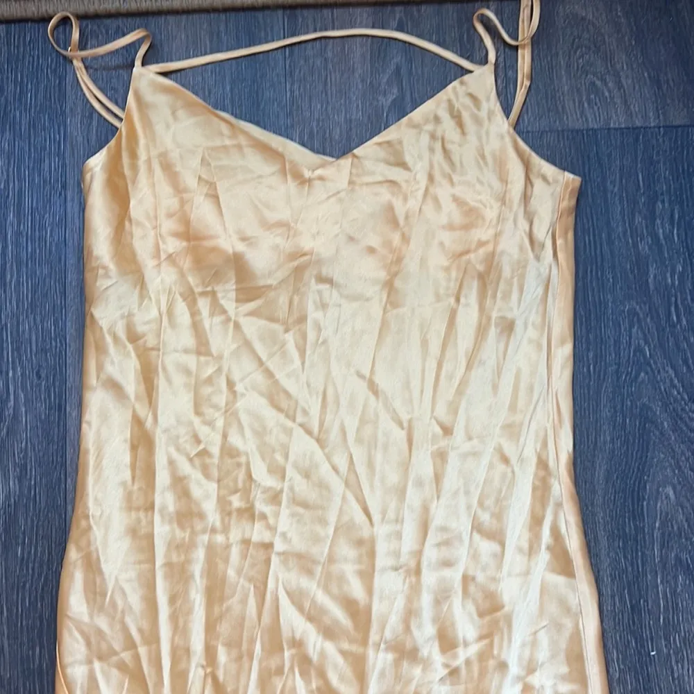 Orange Slip Dress Size XS - Image 2