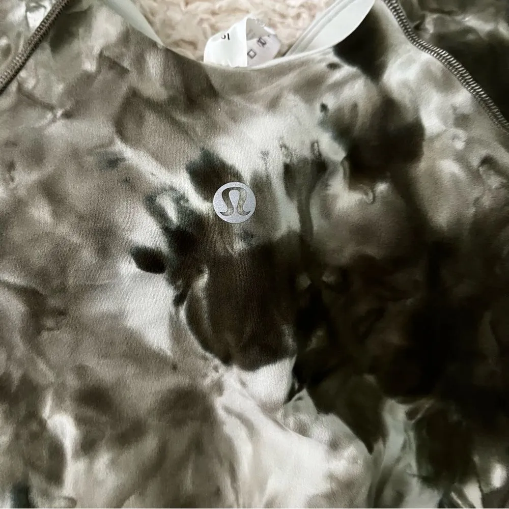 lululemon align tank diamond dye light sage army green dark olive size 10 - Image 3