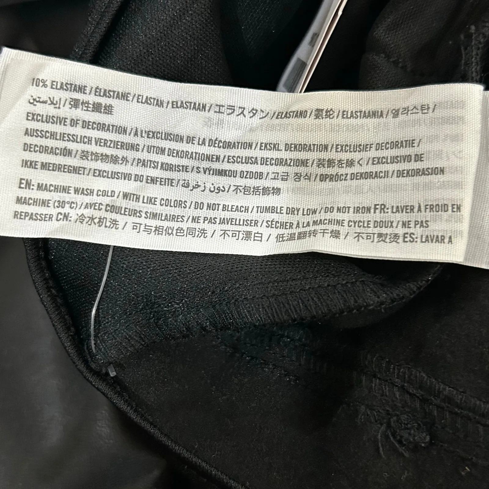 Abercrombie & Fitch Leather Pants Womens 24L '90s Straight Ultra High Rise NEW‎ - Image 14