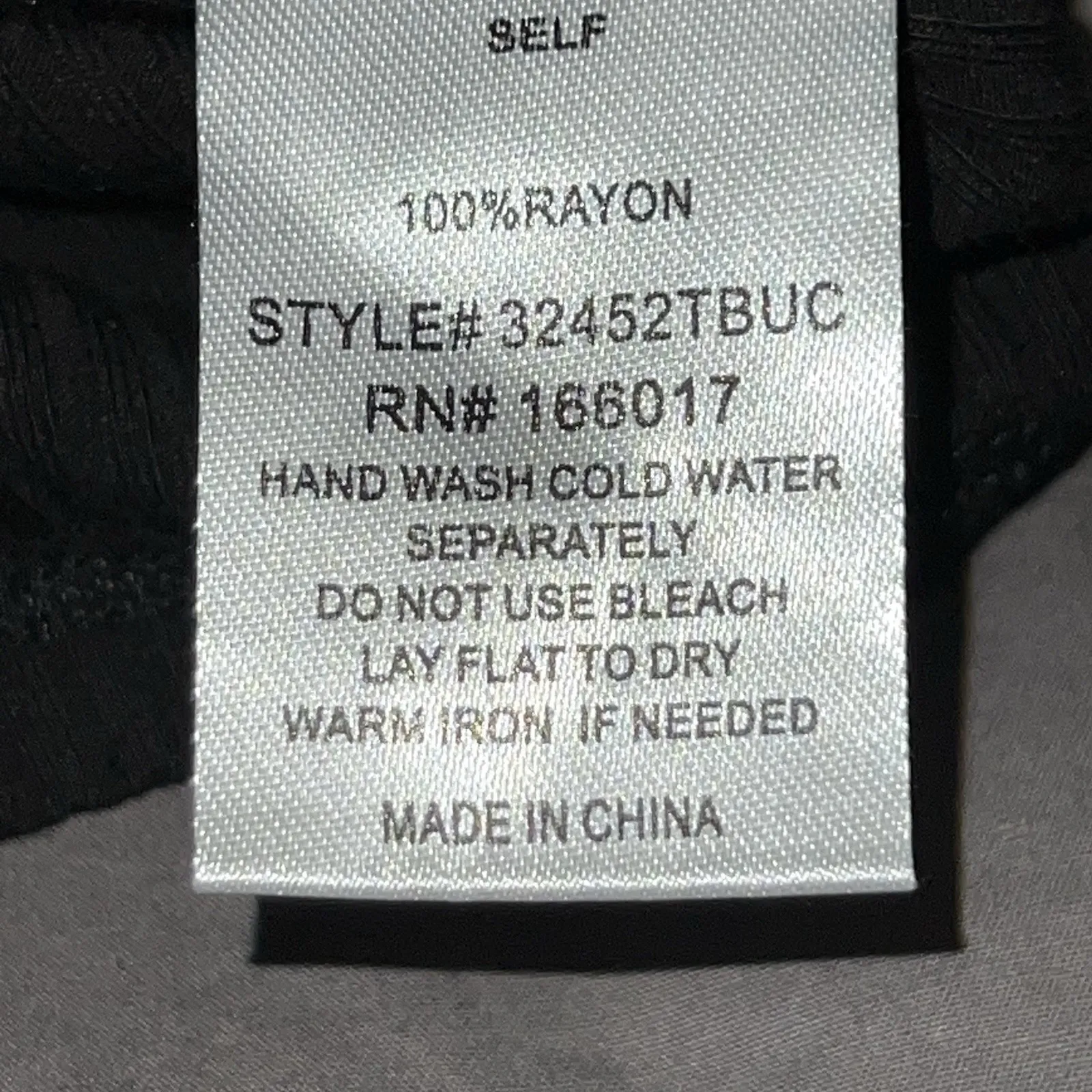 Blue B Ribbed Scoop Neck Rhinestone Fringe Cropped Top Women XS Short Sleeve New Black - Image 10