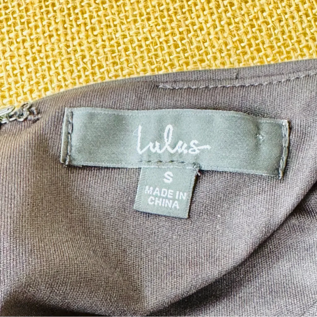 Lulus Spotlight Sparkler Black Sequin Polka Dot Backless Mini Dress Size Small - Image 10