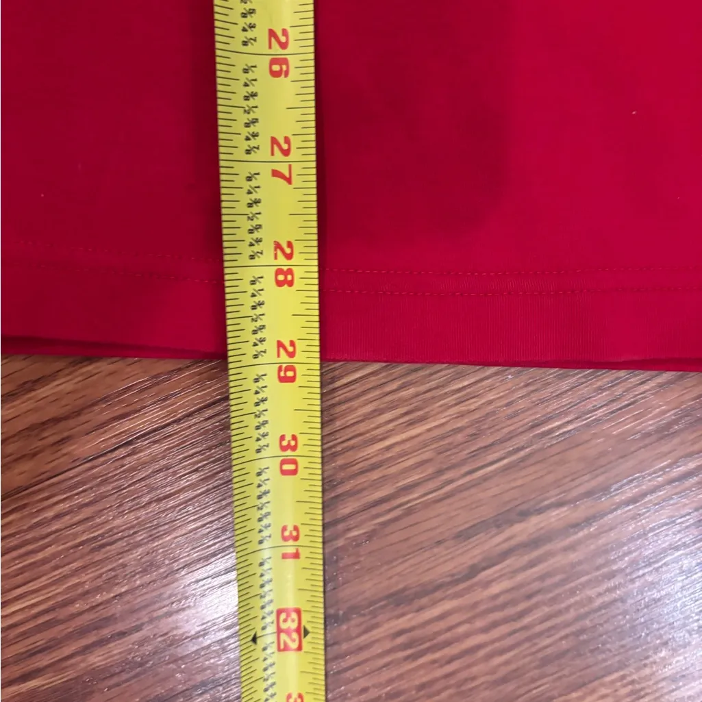 Vtg Bechamel Christmas Mock Neck Cotton Top/Shirt with Angels & Trees Appliqué Green Size 1X - Image 6