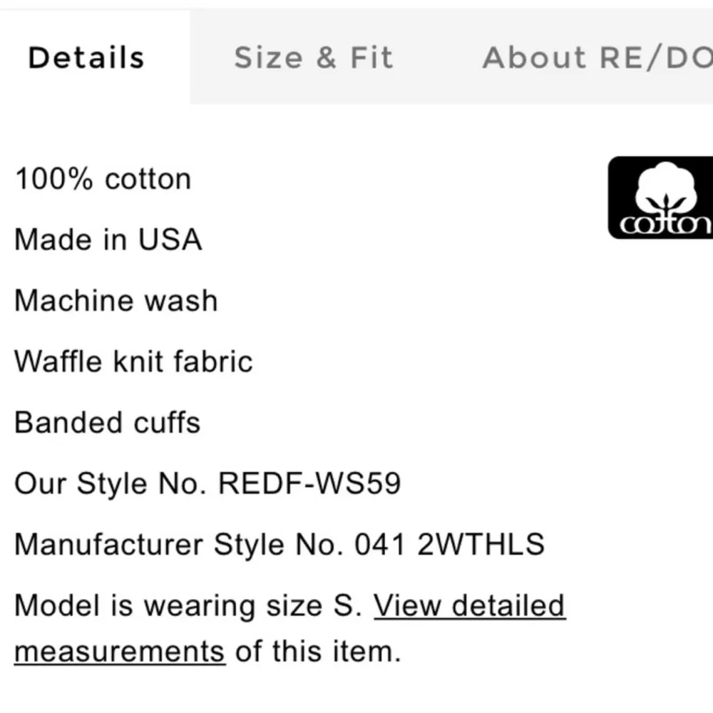 Levi RE/DONE Thermal Casual Long Sleeve Top Green - Image 4