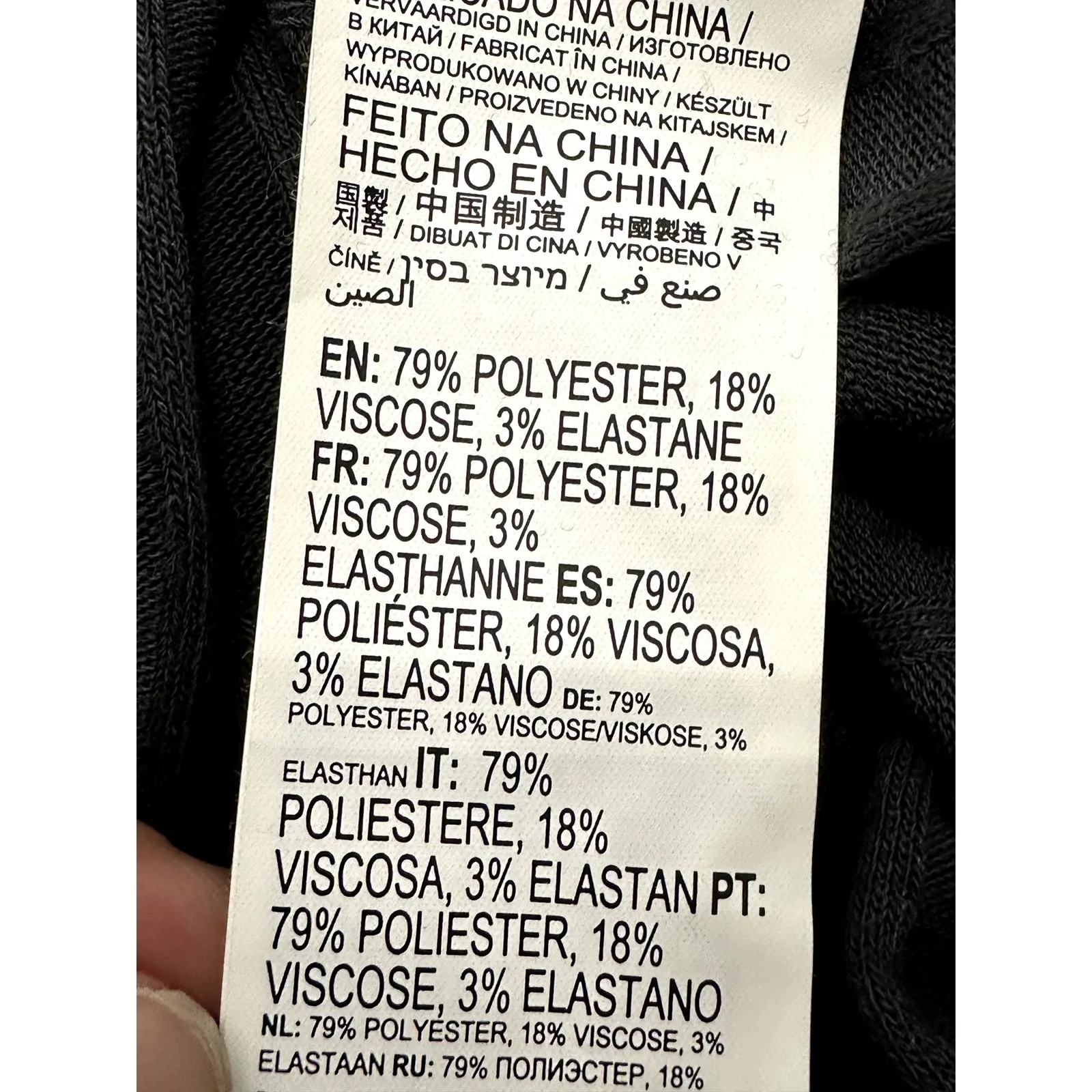 Billabong Always Lounging Dress Henley Button Rib Knit Full Sleeve Black S NWT - Image 10