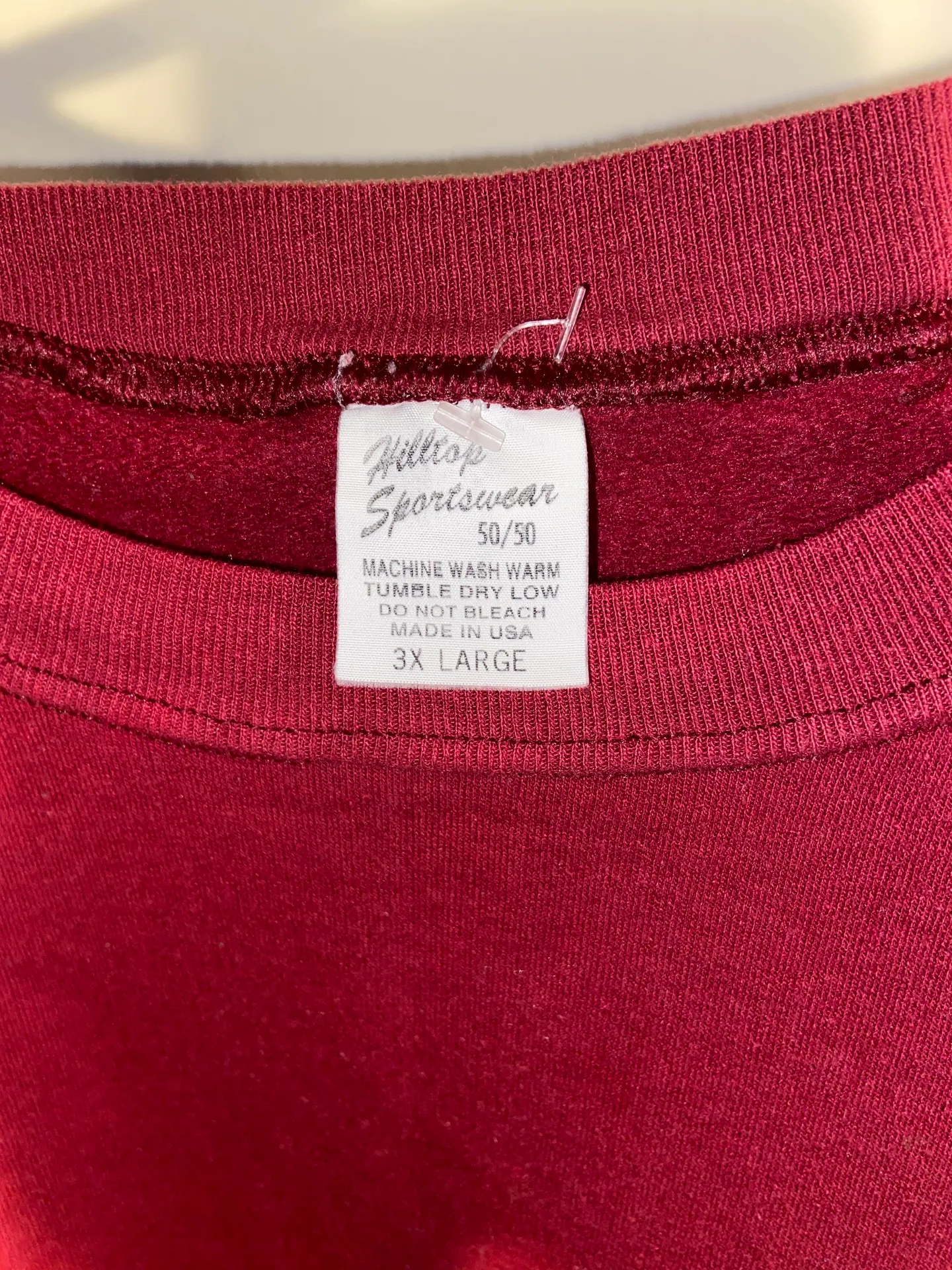 Red Swearshirt Size 3X - Image 4