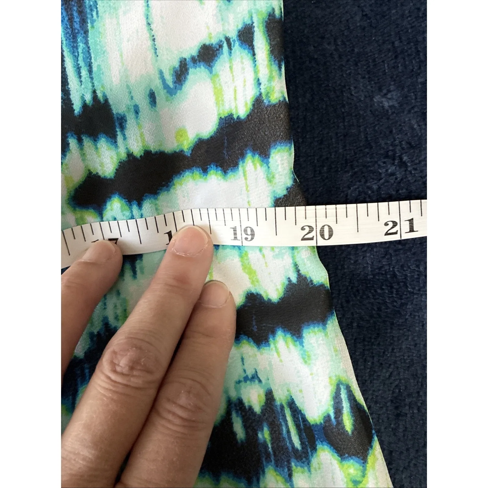 Decree Shades of Green Tye Dye‎ Dress with Adjustable Straps Womens' Size XL - Image 9