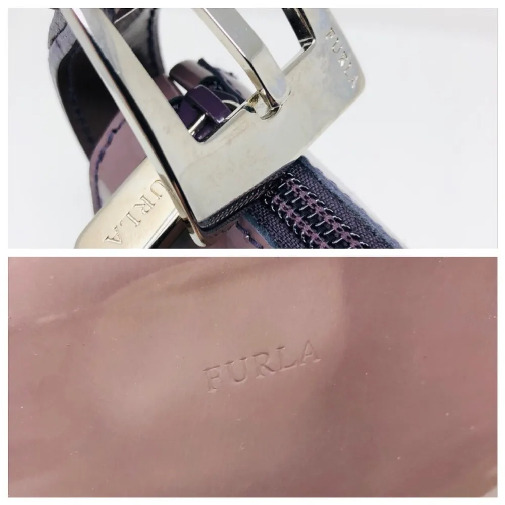 FURLA structured leather purse, made in Italy - Image 7