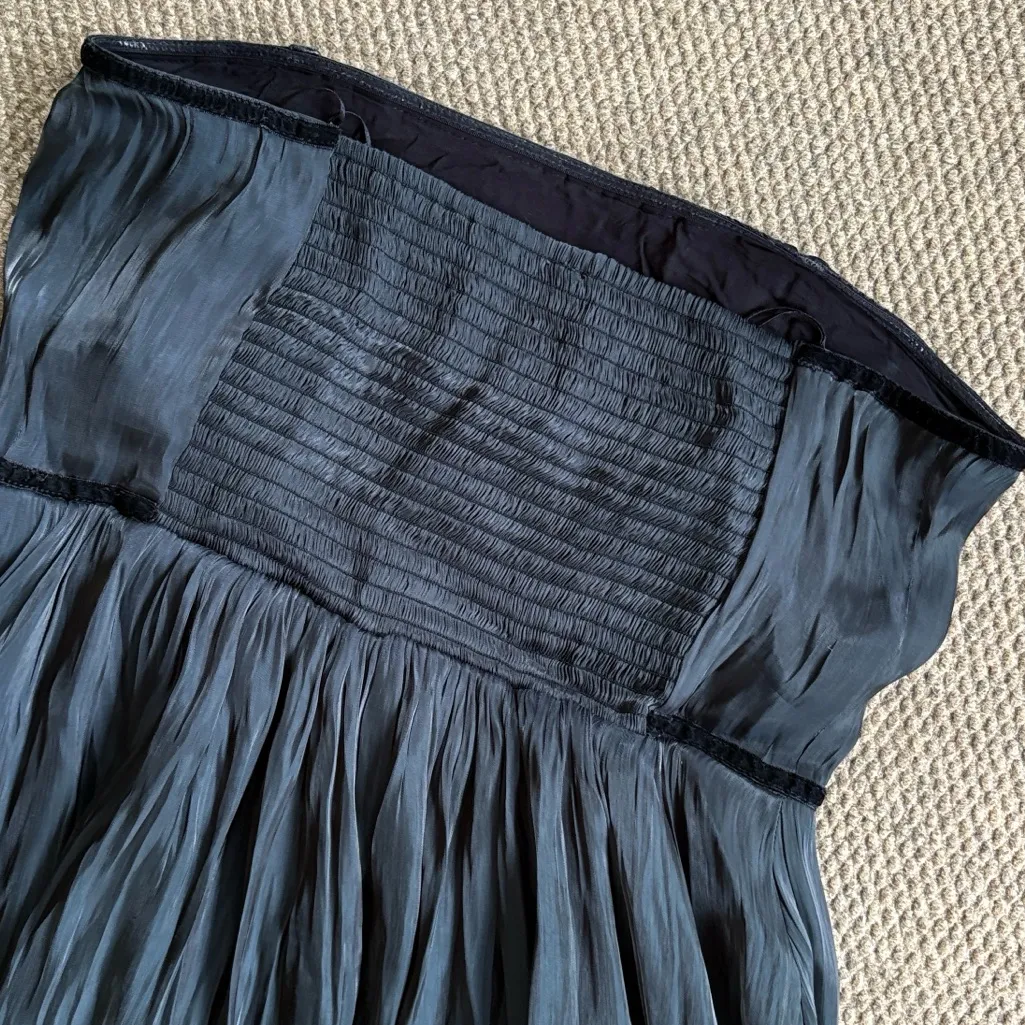 NWT Free People Daisy Strapless Mini Dress Black Size Large Retail $108.00 - Image 13