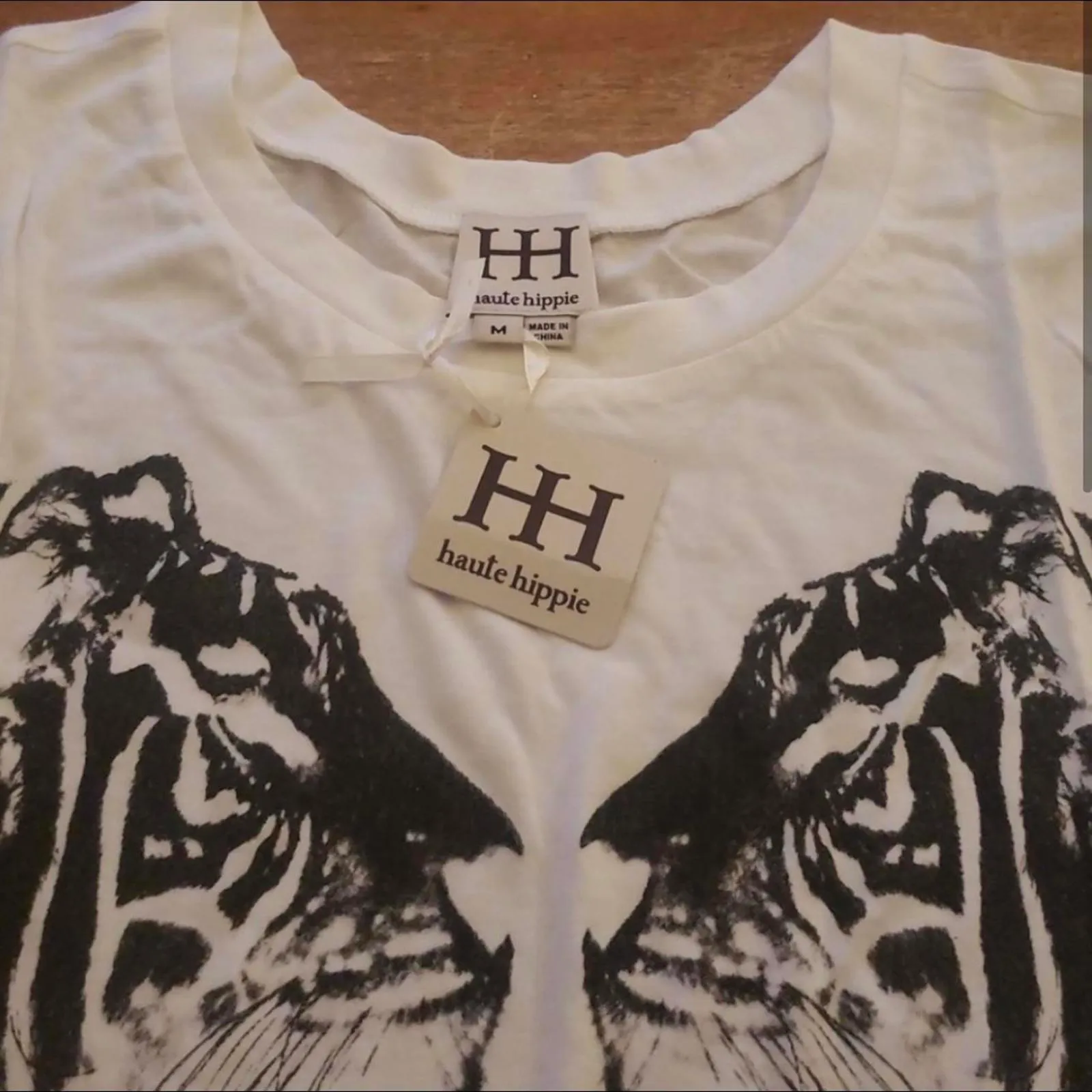 Haute hippie Tiger Print Long Sleeve Blouse - Image 3