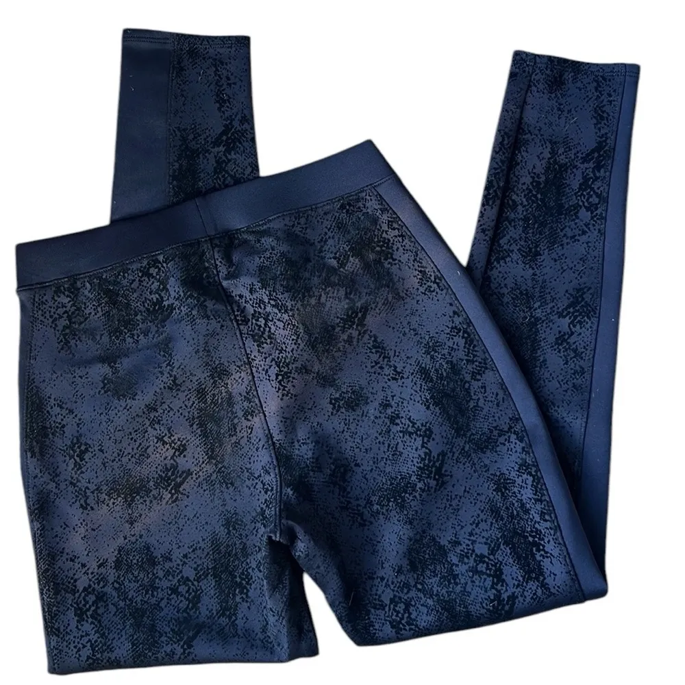 Rock & Republic Snake Print Crashed Velour Leggings - Image 6