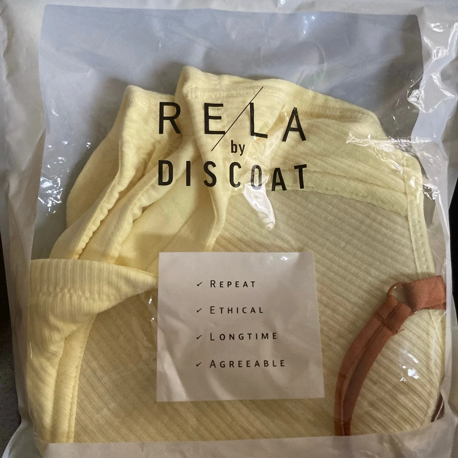 Yellow Lounge Bra Wireless Medium - Image 4