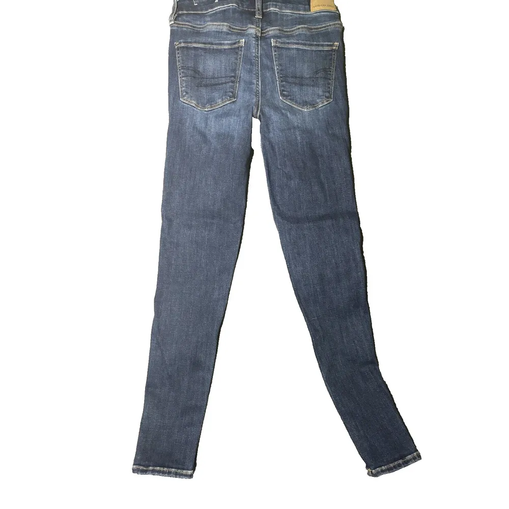 American Eagle Next Level Stretch Jeans, Women's Size 2, Blue Denim - Image 2