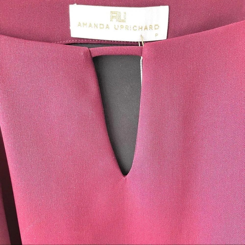 Amanda Uprichard Hunter burgundy tank top - Image 6