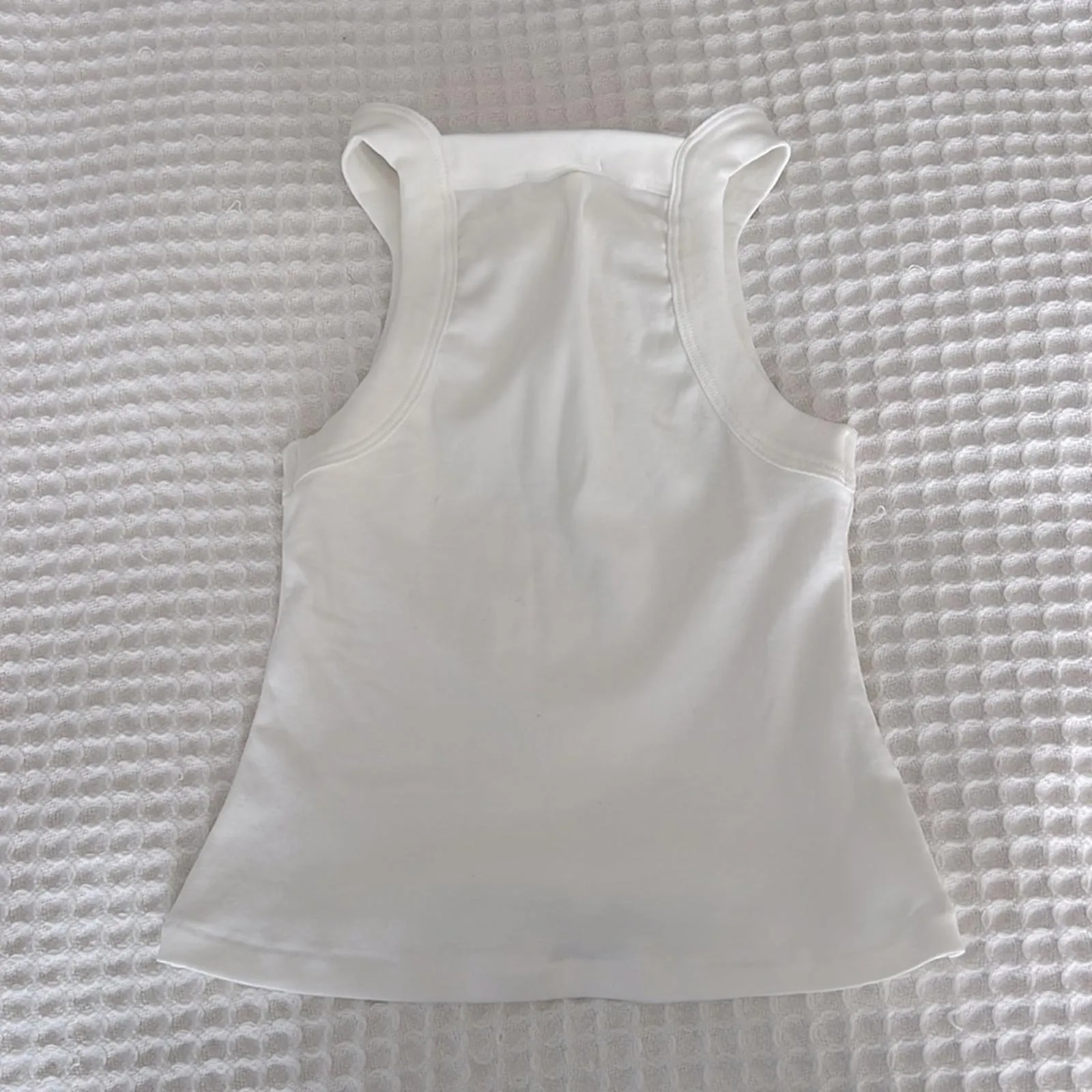 A.L.C. Hannah Square Neck White Cotton Everyday Tank Top XS $98 [COPY] - Image 5