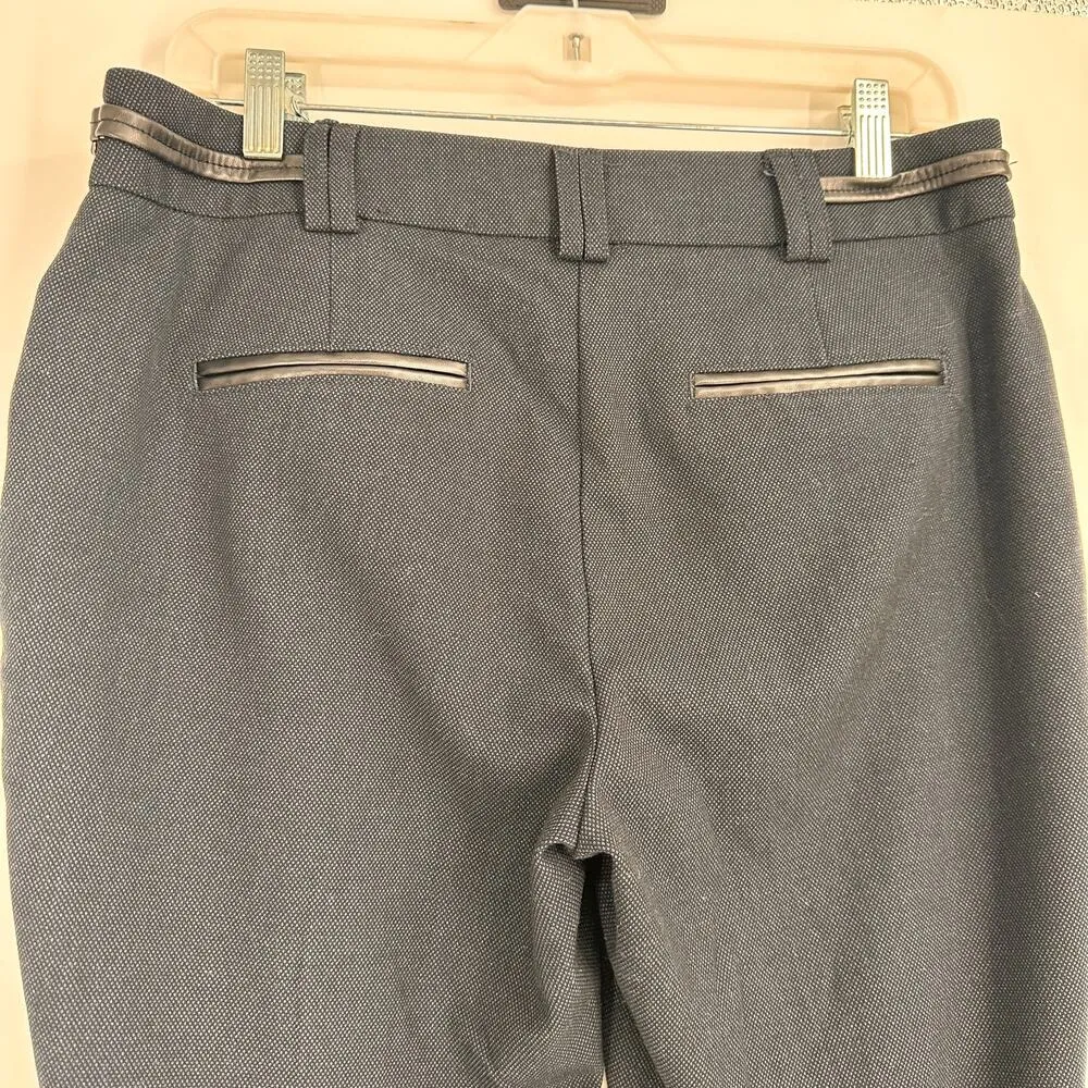 Ricki’s Blue & Black Trip Trouser Slacks Size 8 - Image 5