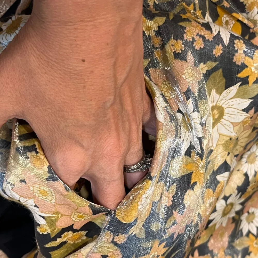 Talulah Floral S Babydoll Dress Silky Boho Style Fairy Core y2k 90’s feminine - Image 16