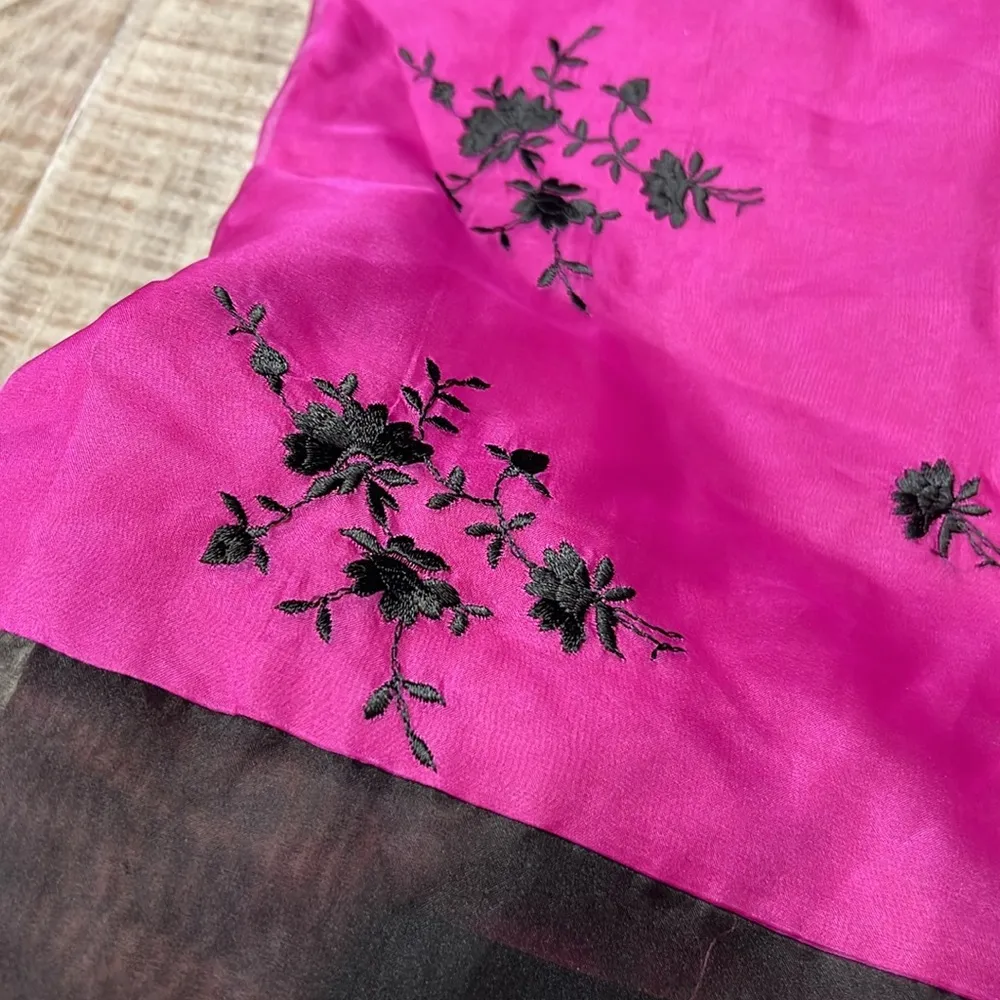 Nicole Miller Collection Vintage 100% silk Asian inspired dress - Image 2