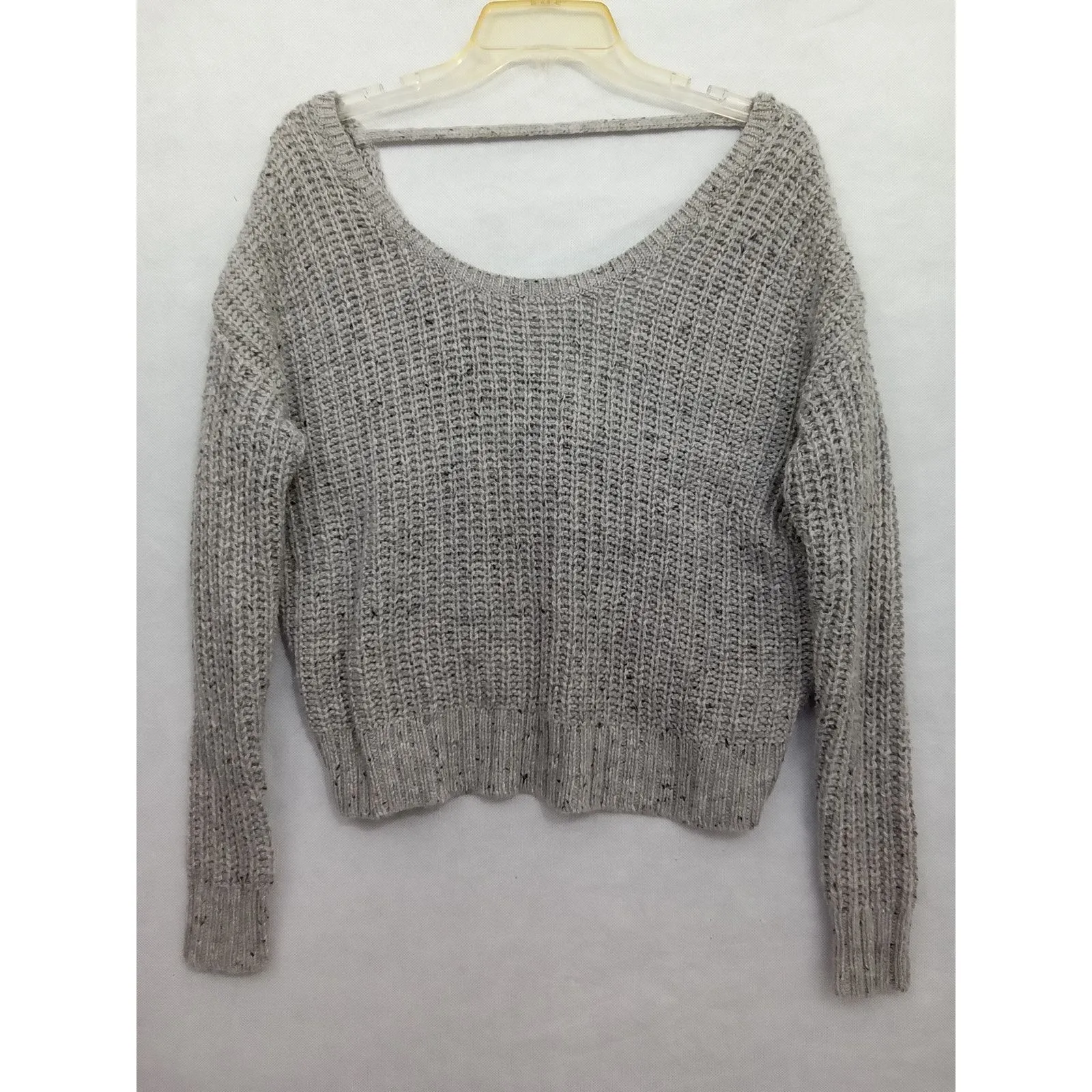 Ruby Moon sz sm gray crop sweater wool‎ blend - Image 14
