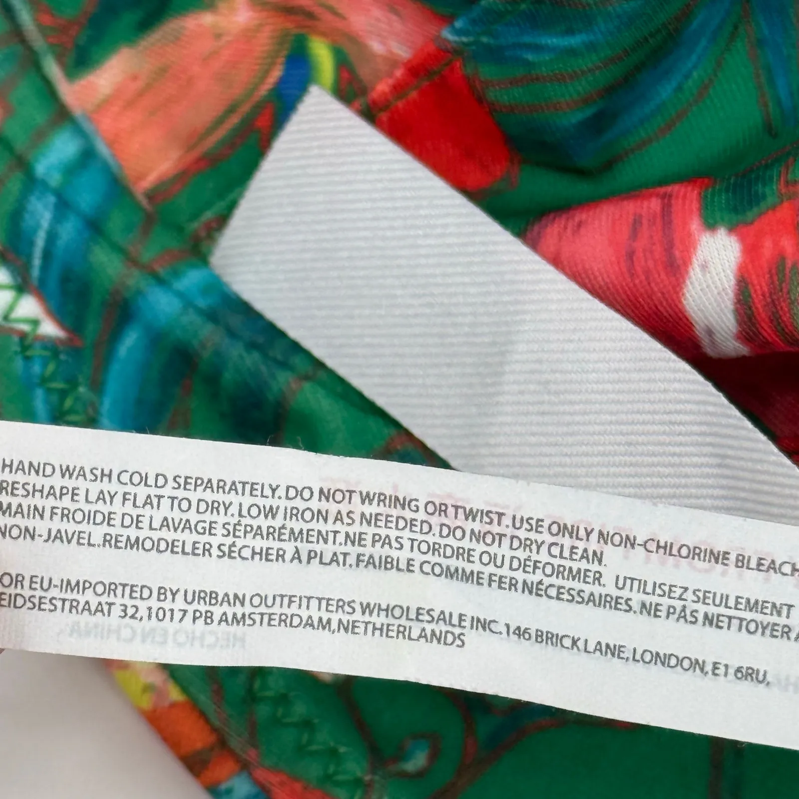 OUT FROM UNDER x Urban Outfitters Bikini Top Medium Halter Floral UO Underwire - Image 6