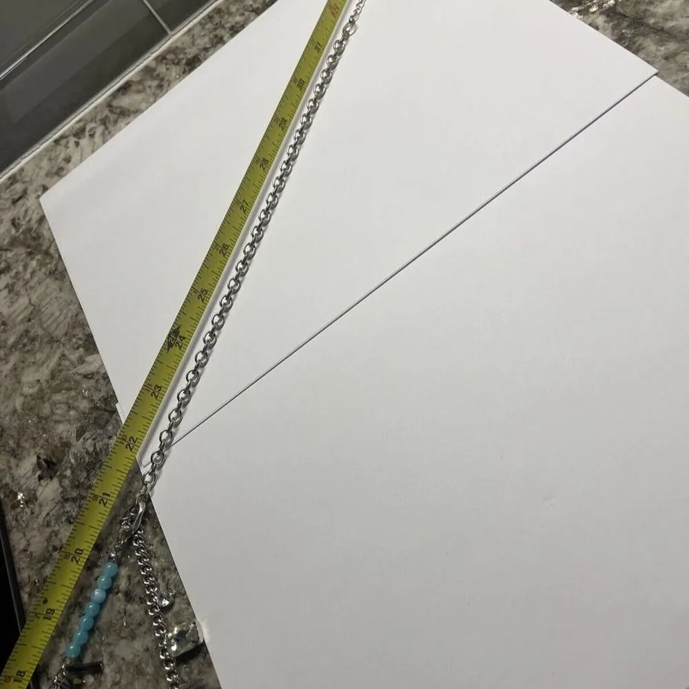 Women’s Costume Necklace Black Rhinestone / Bead - Image 9