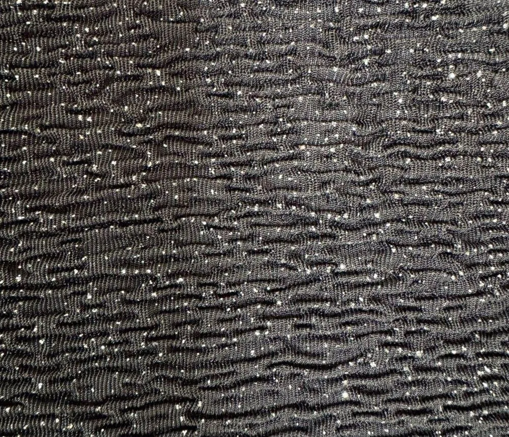 NWT Betsy & Adam V Neck Choker Glitter Long Dress Gown Black Size 12 - Image 12