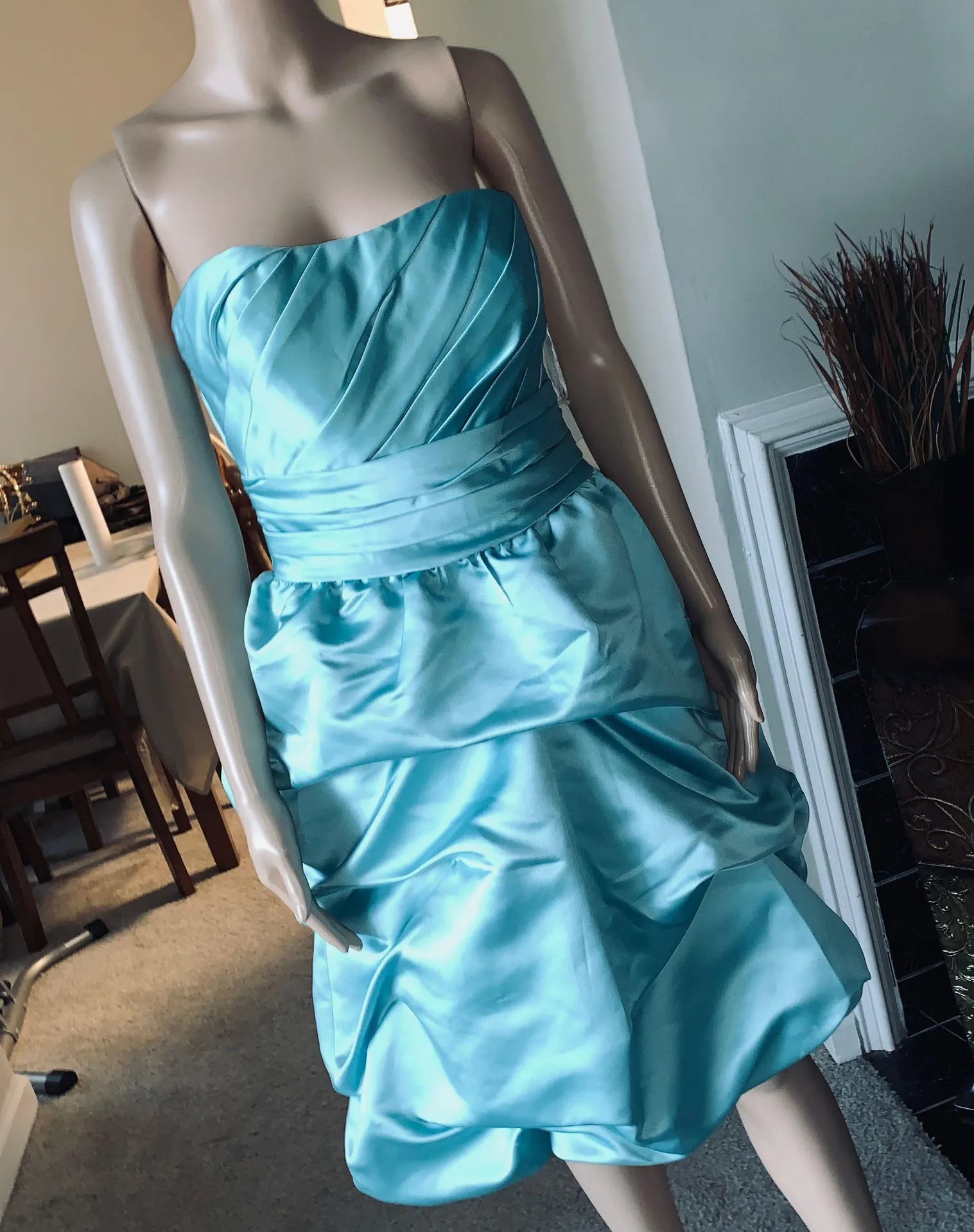 Bill Levkoff strapless mini dress - Image 2