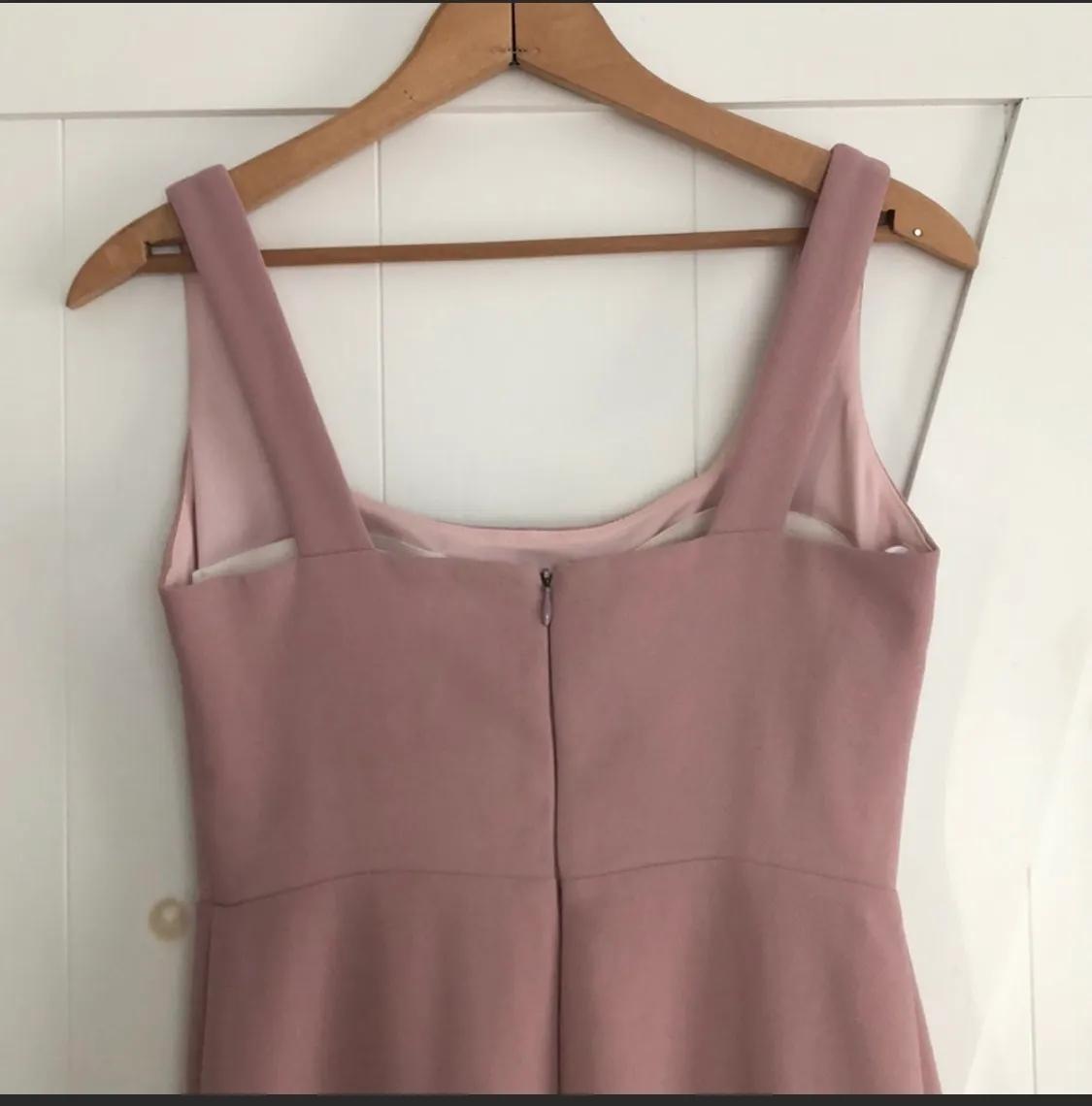 x Anthropologie Adena Side Slit Maxi Dress in Blush rose Pink - Image 9