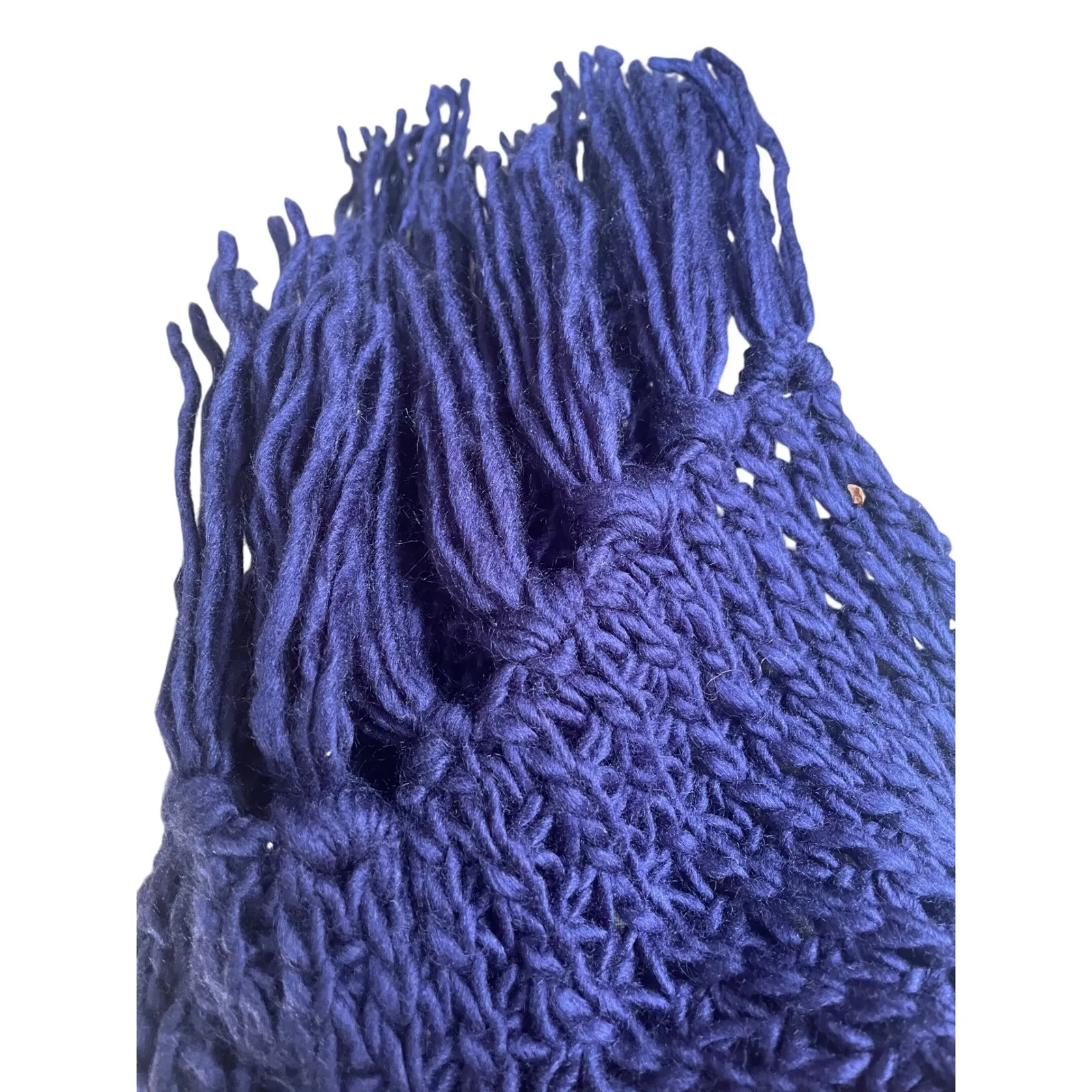 2/$15 Old Navy purple knit scarf - Image 3