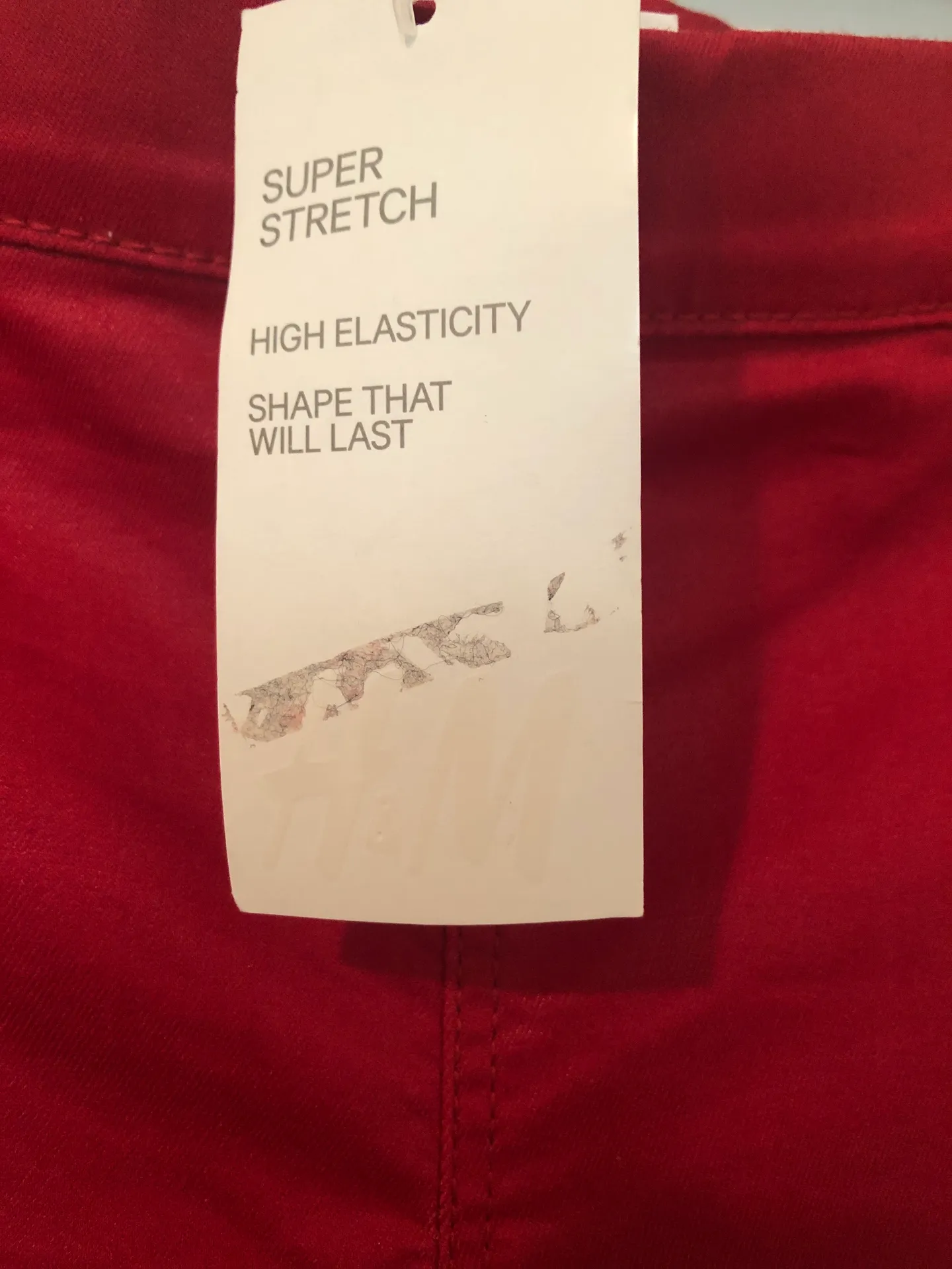 Red Straight Leg Pants - Image 3