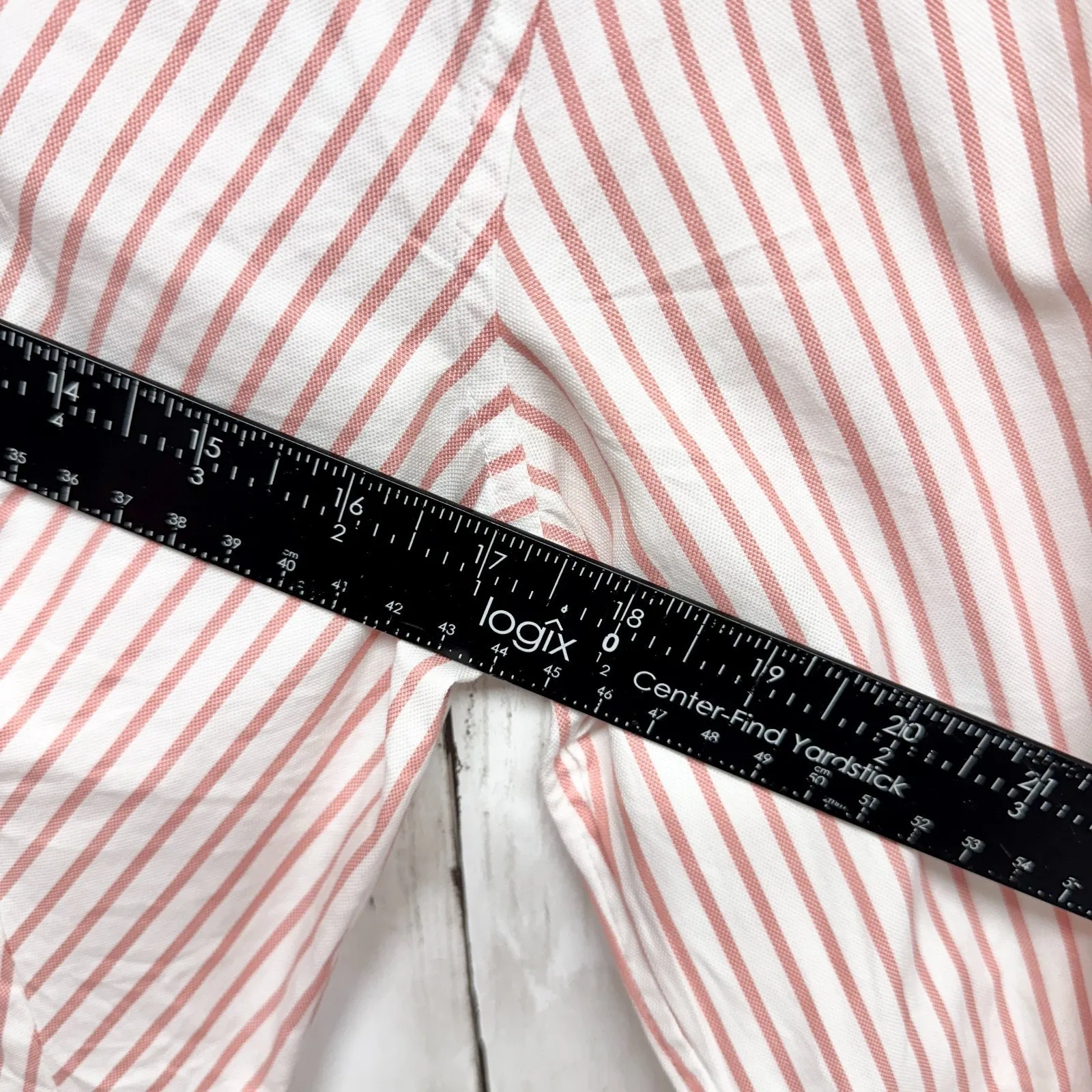 Brooks Brothers Blouse Women Size 6 Stripe Cotton Long Sleeve Button Down Shirt - Image 4