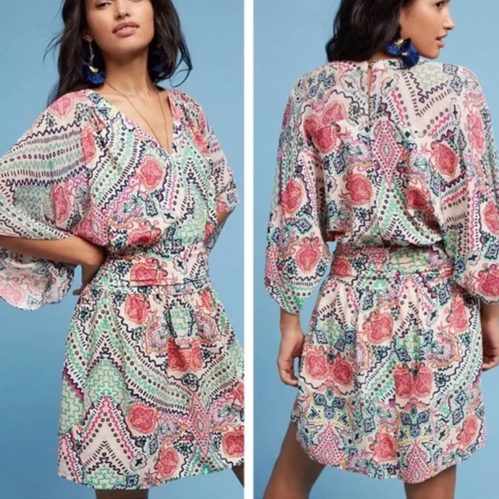 ANTHROPOLOGIE MAEVE‎ Siya Kimono Dress size 2 - Image 9