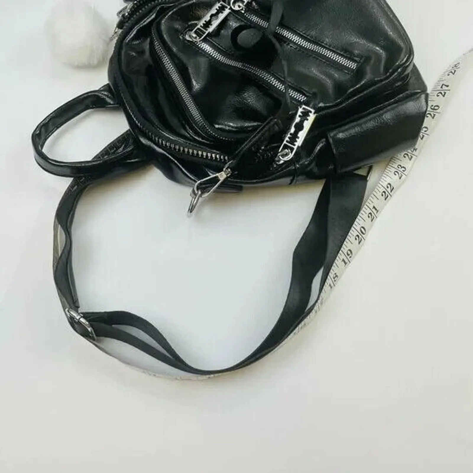 Multifunctional PU Leather Small Backpack - Image 8